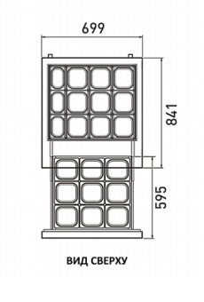 Стол для сбора сэндвичей Turbo air FMU-28-2D-2 в ШефСтор (chefstore.ru)
